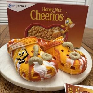 Honey Nut Cheerios Crocs Various Sizes New With Tags In Original Box
